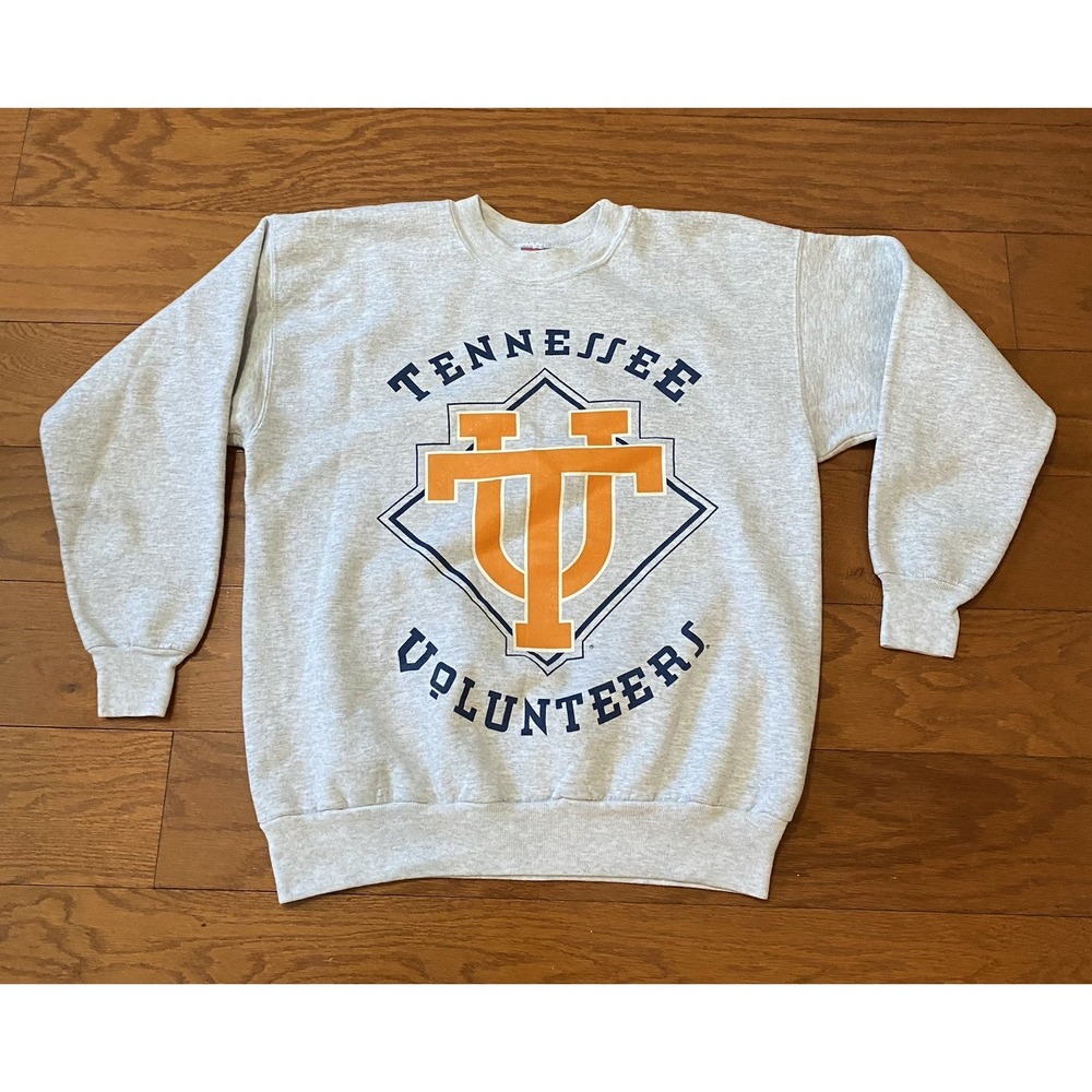 Vintage Tennessee Volunteers Crewneck Sweater Sweatshirt Hanes‎ 50 50 Adult M
